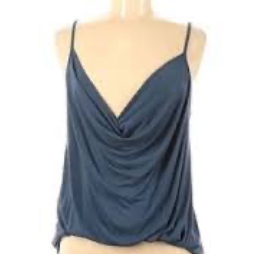 William B- Navy slouchy tank